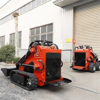 Víceúčelový smykem řízený nakladač malý